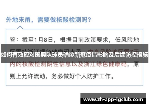 如何有效应对国奥队球员确诊新冠疫情影响及后续防控措施